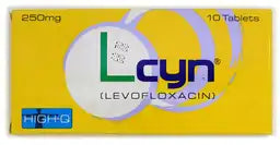 Lcyn Tablets 250MG 10'S (1 Box = 1 Strip)(1 Strip = 10 Tablets)