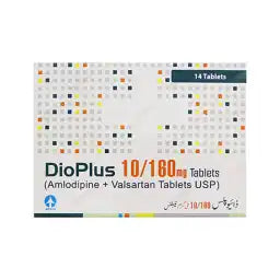 Dioplus گولیاں 10/160MG 14'S (1 باکس = 2 سٹرپس) (1 پٹی = 7 گولیاں)