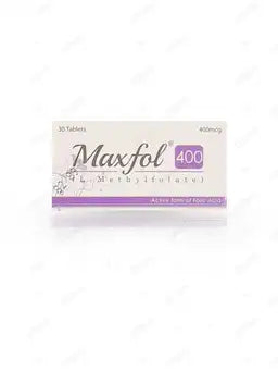 Maxfol Tablet 400Mcg 30'S (1 Box = 3 Strips) (1 Strip = 10 Tablets)