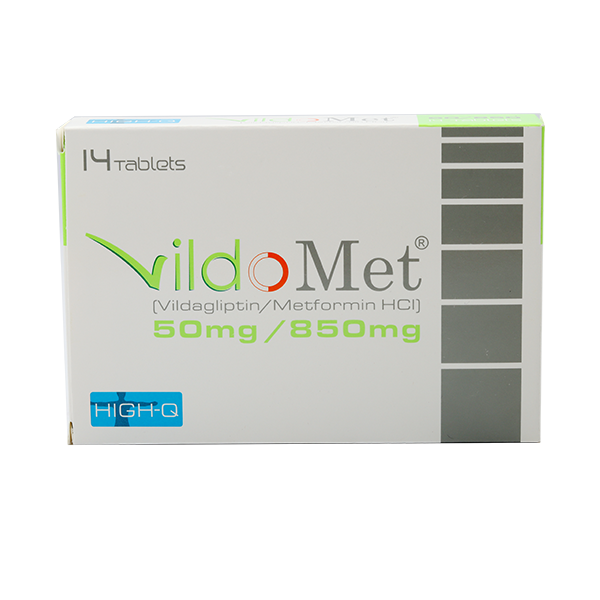 Vildomet 50/850Mg Tab 14'S