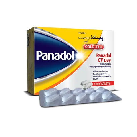 Panadol Cf Tablets (1 Strip = 10 Tablets)