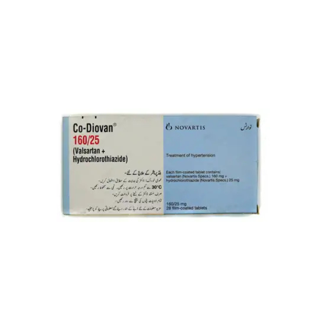 Co-Diovan Tablets 160Mg/25Mg 28,s (1 Strip = 14 Tablets)