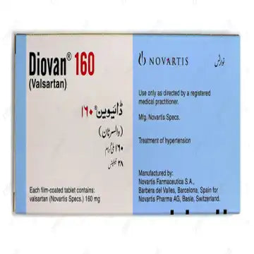 ڈیووان گولیاں 160 ایم جی (1 پٹی = 14 گولیاں)