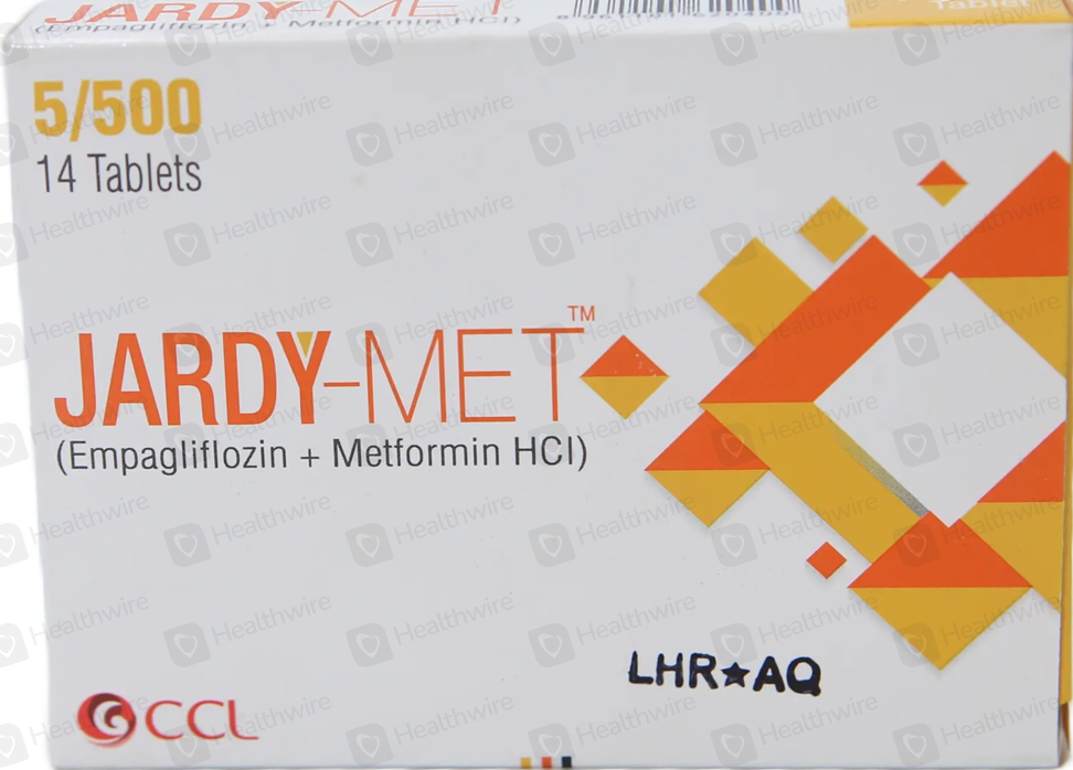 JARDY-MET 5/500MG 14'S (1 Box = 2 Strips)(1 Strip = 7 Tablets)