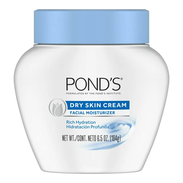Ponds Dry Skin Cream Facial Moisturizer Rich Hydration, 184g