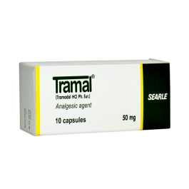 Tramal Capsules 50MG (1 Box = 1 Strip)(1 Strip = 10 Capsules)