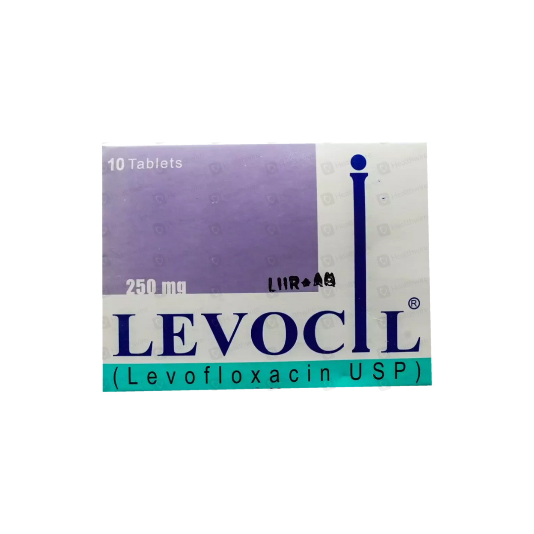 Levocil 250mg 10,s (1 Strip = 10 Tablets)