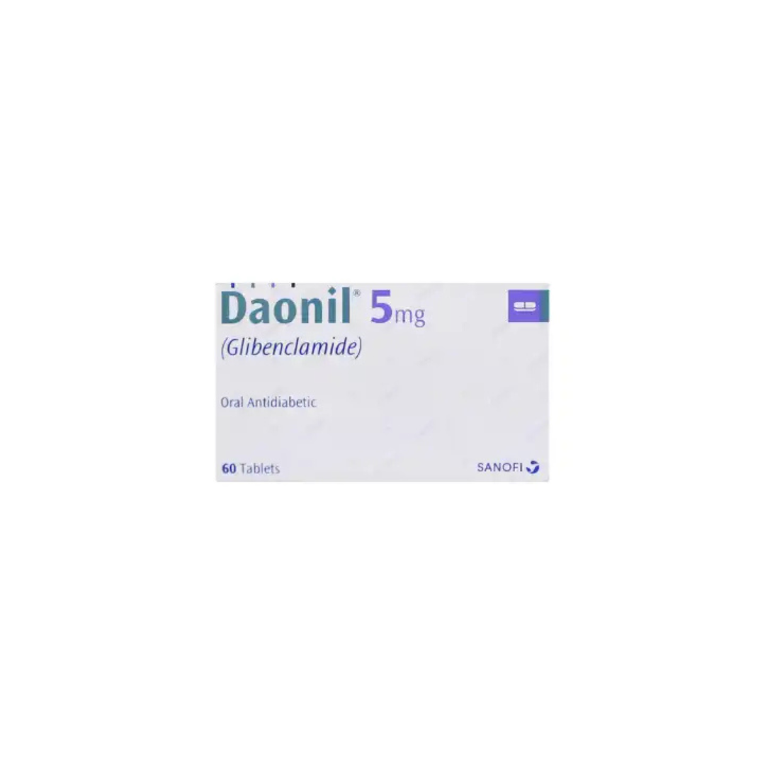 Daonil Tablets 5Mg 60's (1 Strip = 10 Tablets)