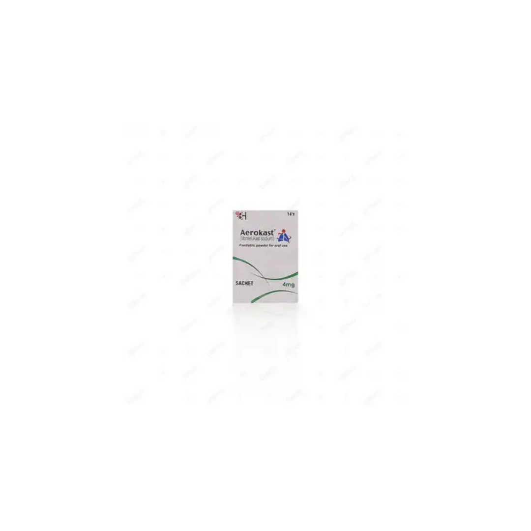 Aerokast Sachets 4Mg (1 Box = 14 Sachets)