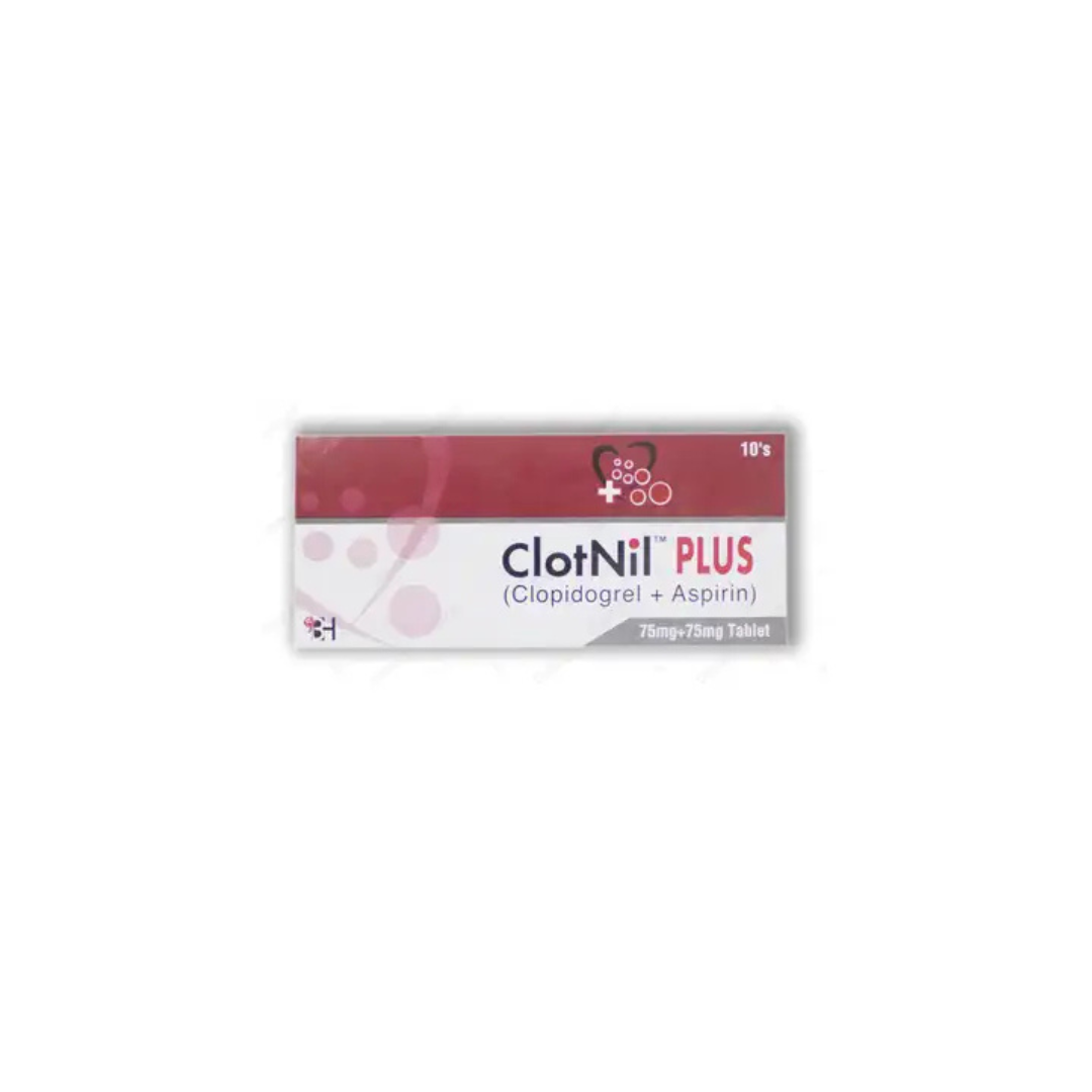 Clotnil Plus Tablets 75+75Mg 10's (1 Strip = 10 Tablets)