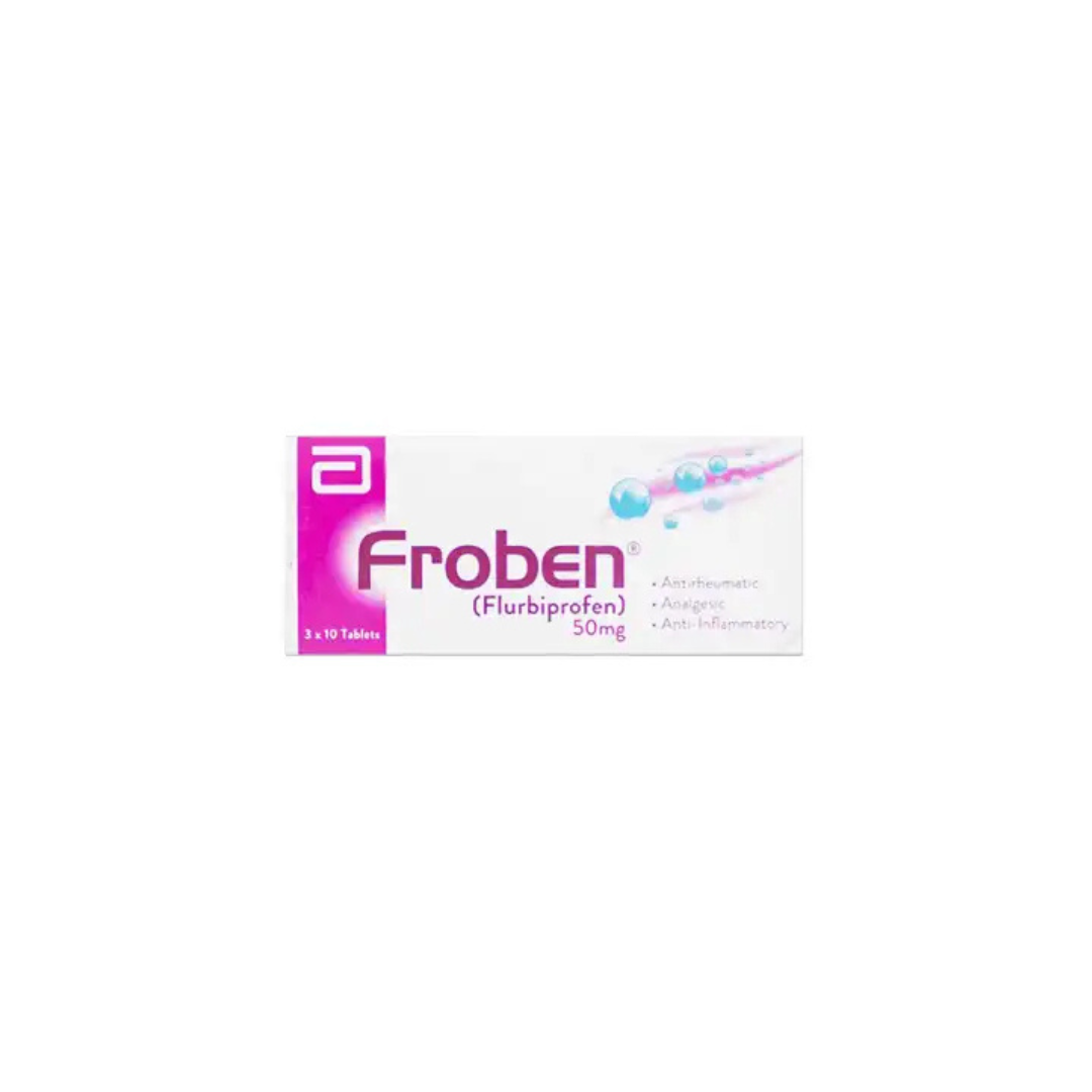 Froben Tablets 50Mg 30's (1 Strip = 10 Tablets)
