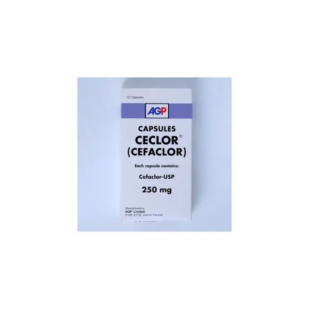 Ceclor Capsules 250Mg 12's