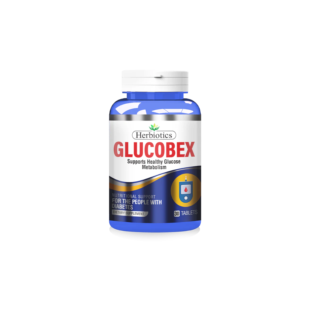 Herbiotics Glucobex Tablets (1 Bottle = 30 Tablets)