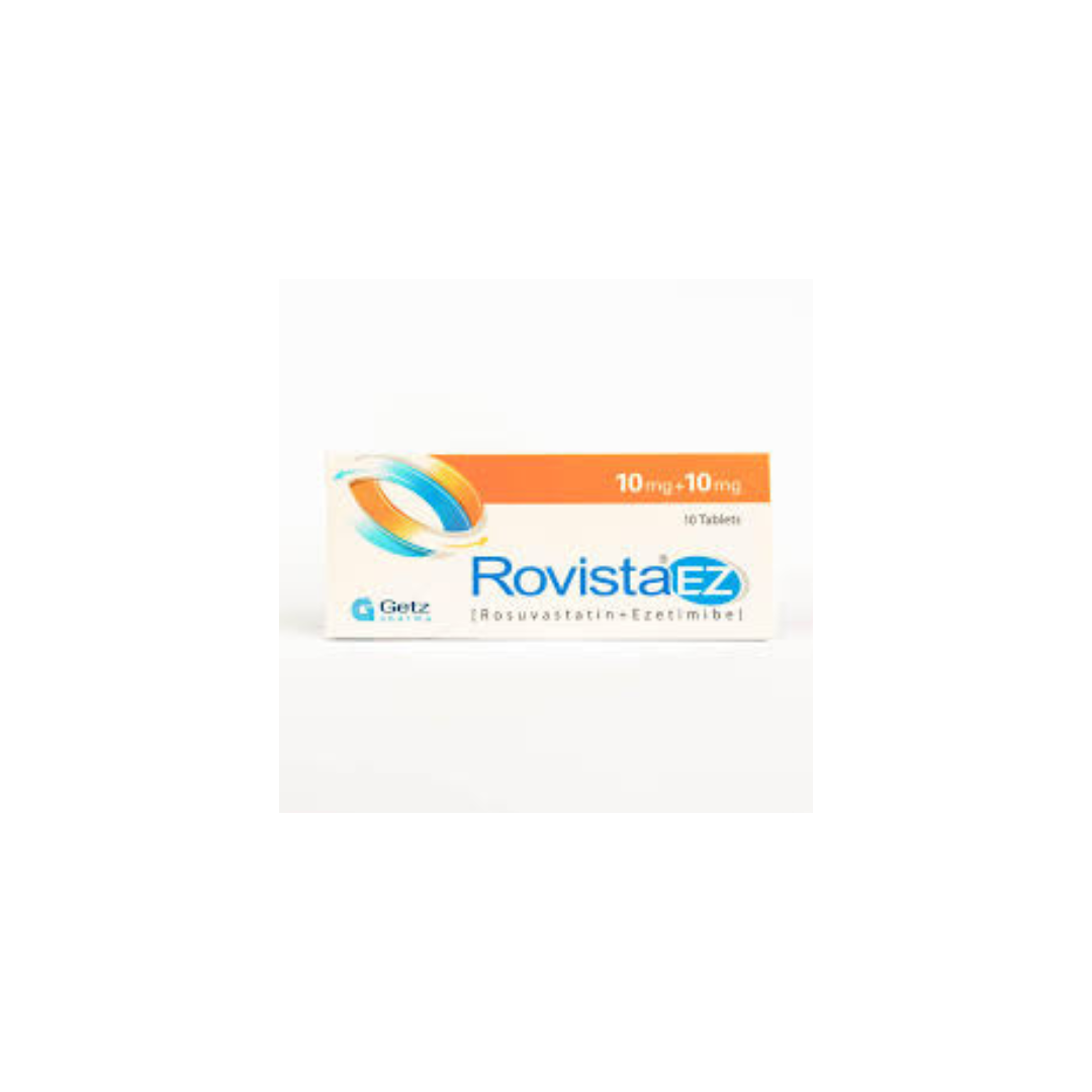 Rovista Ez گولیاں 10Mg/10Mg 10's (1 پٹی = 10 گولیاں)