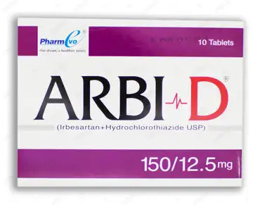 Arbi D Tablets 150Mg/12.5Mg 10,s (1 Strip = 10 Tablets)