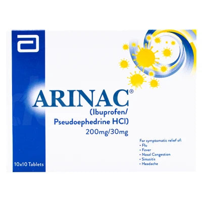 ARINAC TAB 200 MG 10X10S