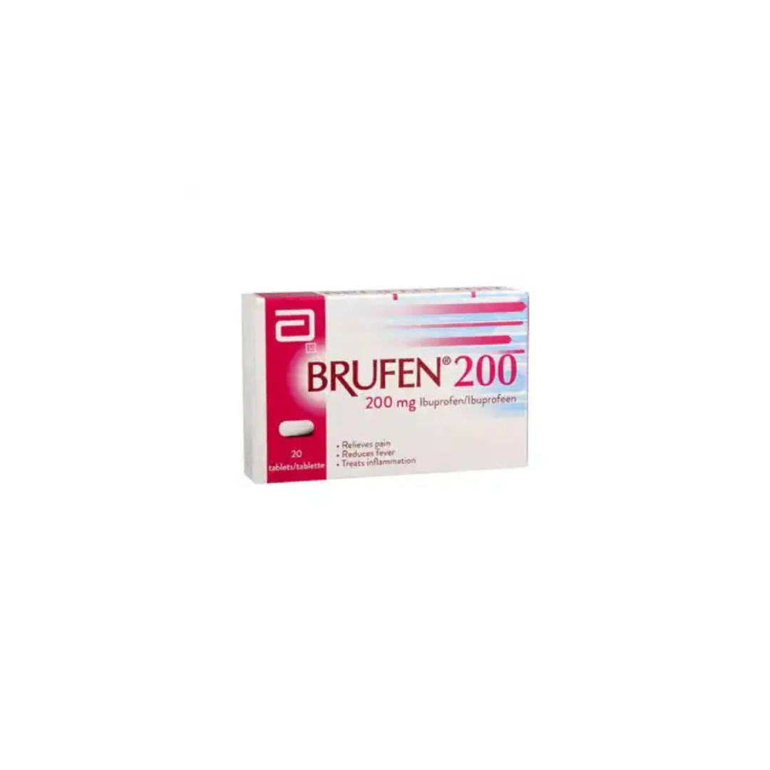 Brufen Tab 200mg Strip 100's (1 Strip = 10 Tablets)