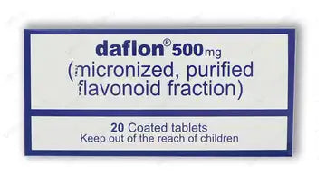 Daflon Tablets 500Mg 20,s (1 Strip = 10 Tablets)