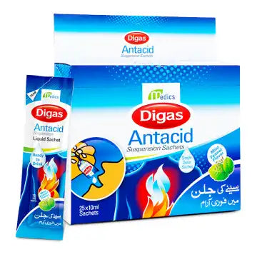 Digas Antacid Suspension Sachet 10Ml