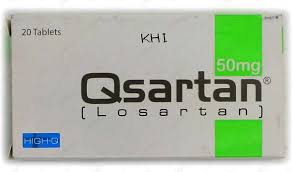 Qsartan Tablets 50MG 20'S (1 Strip = 10 Tablets)