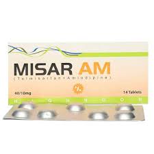 Misar-Am Tablets 10MG/40MG 20'S(1 Strip = 10 Tablets)