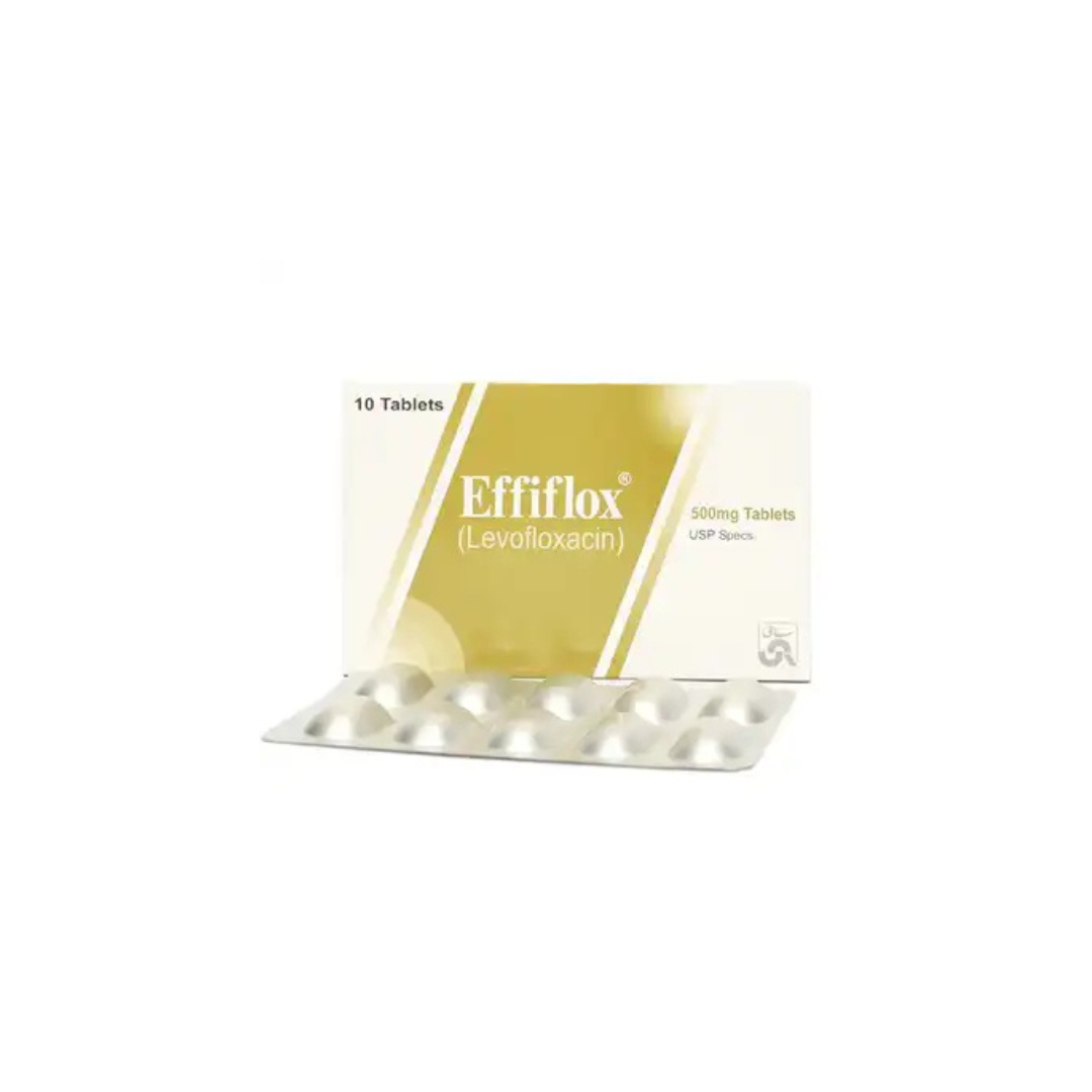 Effiflox گولیاں 500Mg 10,s (1 پٹی = 10 گولیاں)