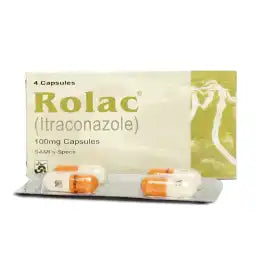 Rolac Capsules 100MG 4'S (1 Box = 1 Strip)(1 Strip = 4 Capsules)