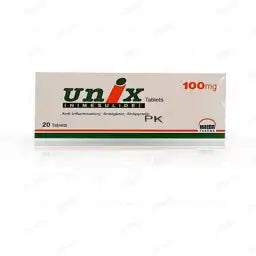 Unix Tablets 100MG 20'S (1 Strip = 10 Tablets) (1 Box = 2 Strips)