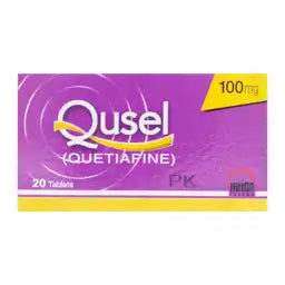 Qusel Tablets 100MG 20'S (1 Box = 2 Strips) (1 Strip = 10 Tablets)