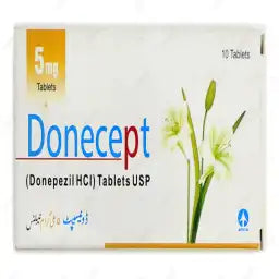 Donecept گولیاں 5MG 10'S (1 باکس = 1 پٹی) (1 پٹی = 10 گولیاں) 