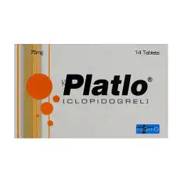 Platlo Tablets 75MG 14'S (1 Box = 2 Strips) (1 Strip = 7 Tablets)