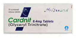 Cardnit Tablets 6.4MG 30'S (1 Strip = 10 Tablets)