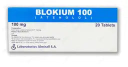 Blokium Tablets 100MG 20'S (1 Box = 2 Strips) (1 Strip = 10 Tablets)