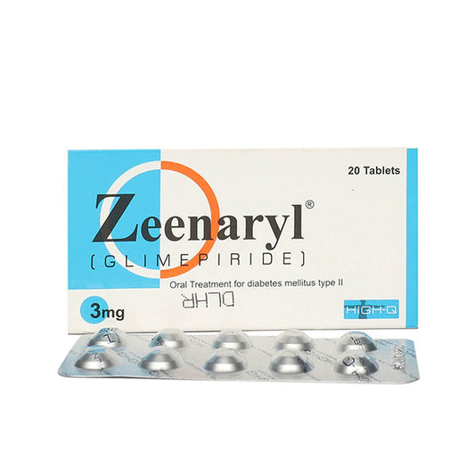 Zeenaryl Tab 3Mg 2X10'S