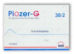Piozer-G Tablets 30/2MG 14'S (1 Box = 2 Strips)(1 Strip = 7 Tablets)