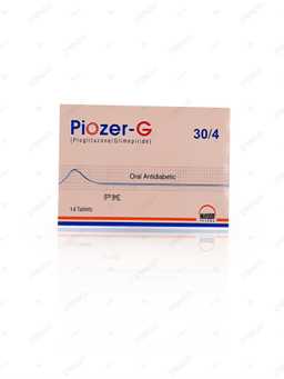 Piozer-G Tablets 30/4MG 14'S (1 Box = 2 Strips)(1 Strip = 7 Tablets)