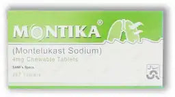 Montika Chewable Tablets 4MG 14'S (1 Strip = 14 Tablets)