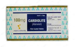 Cardiolite Tablets 100MG 100'S (1 Box = 10 Strips) (1 Strip = 10 Tablets)