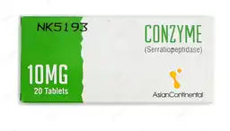 Conzyme Tablets 10MG 20'S (1 Strip = 10 Tablets)