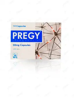 Pregy Capsules 50MG 14'S (1 Box = 1 Strip)(1 Strip = 14 Capsules)