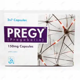 Pregy Capsules 150MG 14'S (1 Strip = 7 Capsules)
