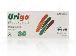 Urigo Tablets 80MG 20'S (1 Strip = 10 Tablets)