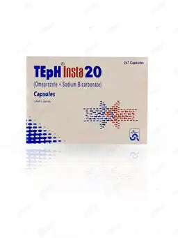 Teph Insta 20 Capsules 20MG 14'S (1 Strip = 7 Capsules)