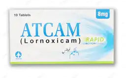 Atcam Tablets 8MG 10'S (1 Box = 1 Strip)(1 Strip = 10 Tablets)