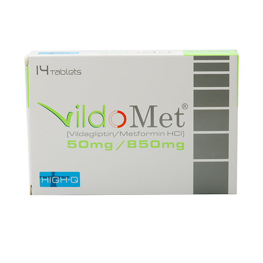 Vildomet 50/850Mg Tab 14'S