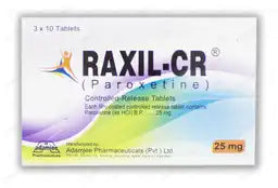Raxil-Cr Tablets 25MG 30'S (1 Strip = 10 Tablets)