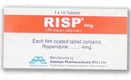 Risp Tablets 4MG 10'S (1 Box = 1 Strip)(1 Strip = 10 Tablets)