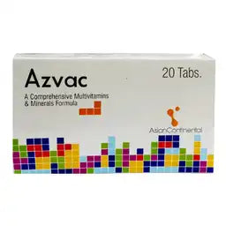 Azvac Tablets 20'S (1 Strip = 10 Tablets)