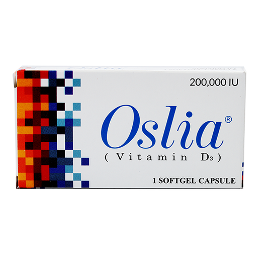Oslia 200,000Iu Softgelcap 1'S