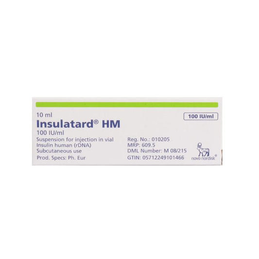 Insulatard Hm Vial 10Ml 1'S